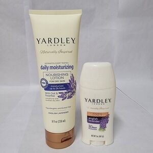 Yardley London English Lavender Moisturizing Nourishing Lotion & Deodorant Set